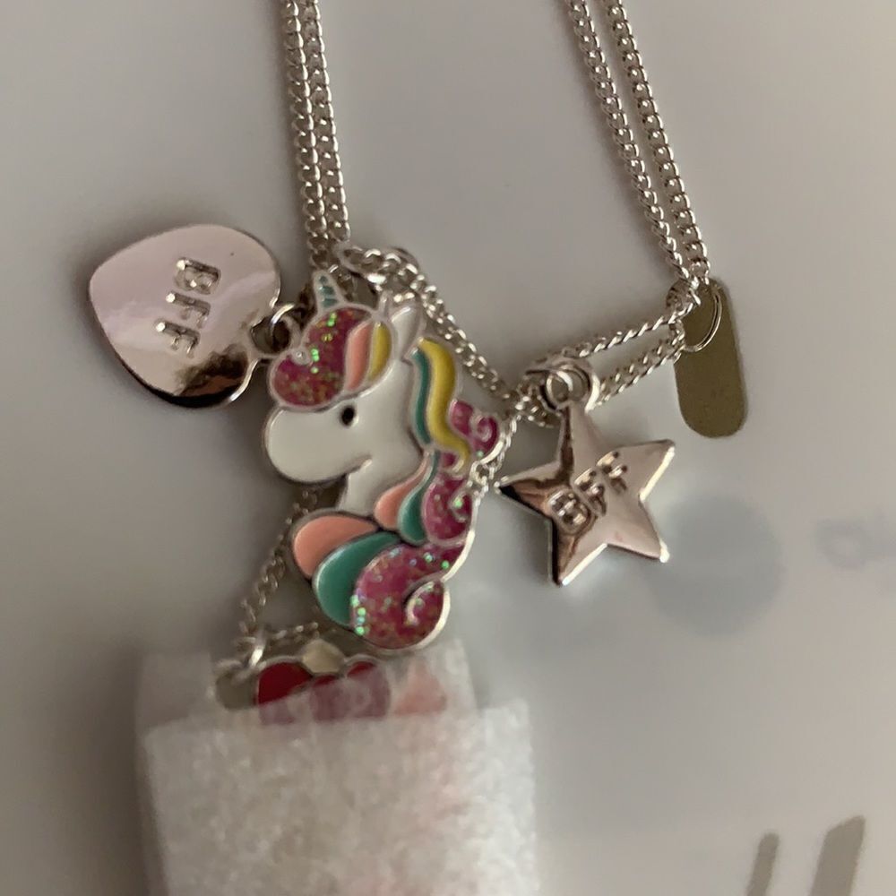 Unicorn best friend necklace set 2 - Picture 4 of 5